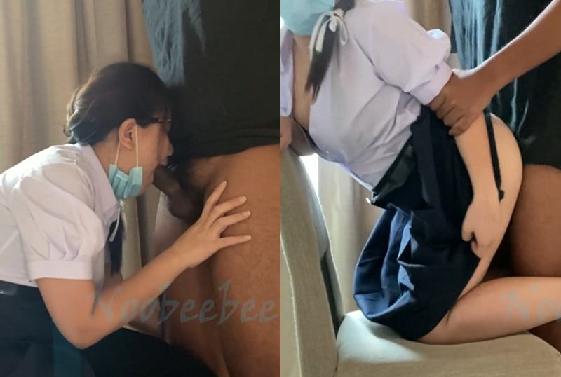 เขี่ยหีคาชุด น้ำแตกเยิ้ม ก่อนโดนเย็ด ครางเสียวถึงใจ เย็ดไปคุยไป เสียงไทยชัดเจน