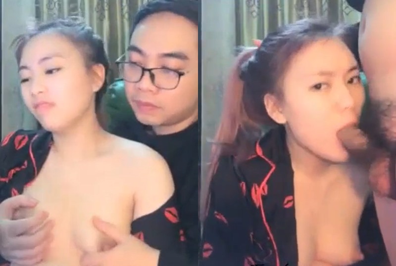 Vietnamese couple live streams having sex – 1