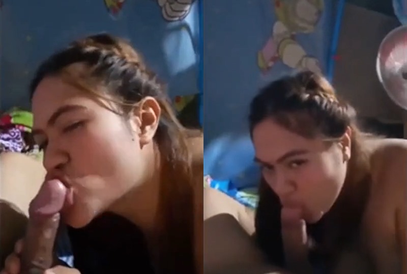 คลิปหลุดไทย ทางบ้าน สาวใหญ่โม๊คควยให้ผัวหนุ่มจนติดใจ ดูดหัวควยเสียวมาก