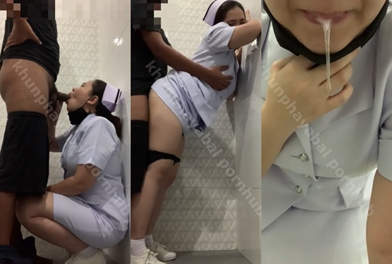 A clip of a nurse named Khunphayabal secretly escaped and had sex with the janitor in the bathroom.