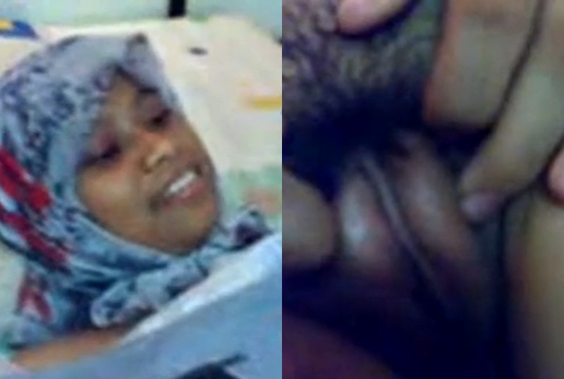 A Malaysian woman wearing a headscarf in Penang is eager to have sex.