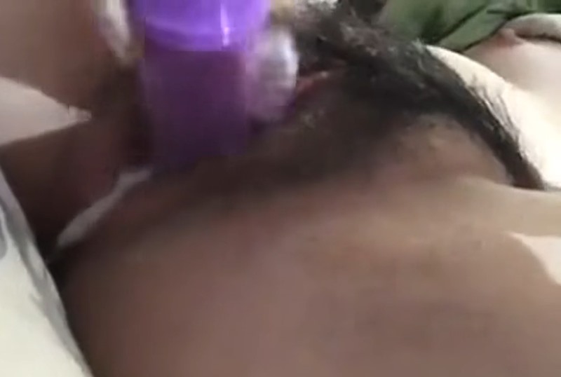 horny Malaysian girl masturbate with dildo