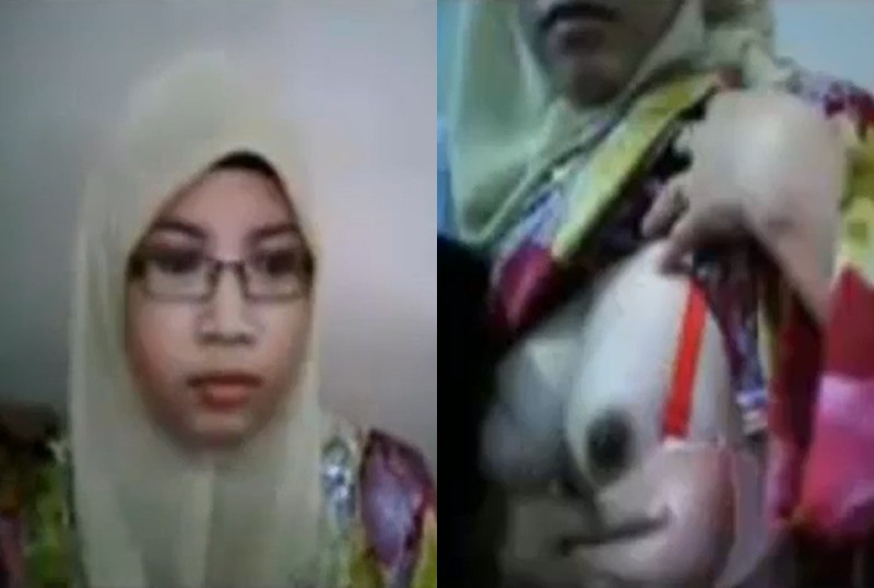 malay- girl in front of the camera