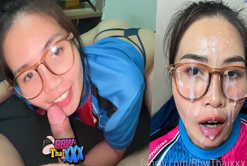 bbwthaixxx cô gái với kính fuck trong khi mặc một chiếc áo bóng đá Oli, một fan hâm mộ của sự kiện Pon Hub Trải quần lót của cô ấy và cưỡi con cặc của bạn trai