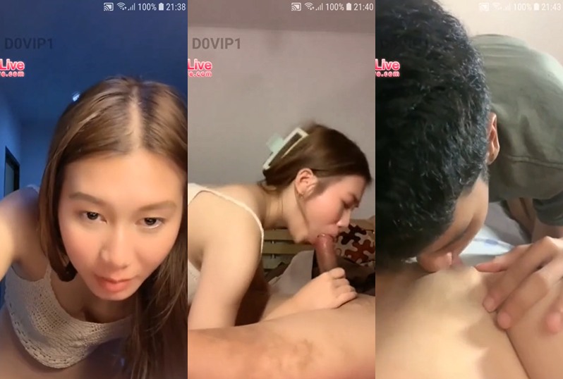 วัยรุ่นทางบ้าน ไลฟ์เสียว โม๊คควยผัวโชว์ ก่อนเลียหี โคตรเด็ด